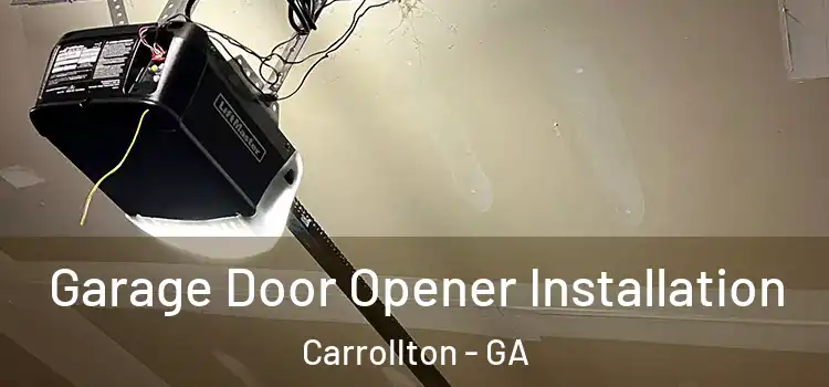  Garage Door Opener Installation Carrollton - GA